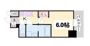 エスリード神戸グランドールの物件間取画像